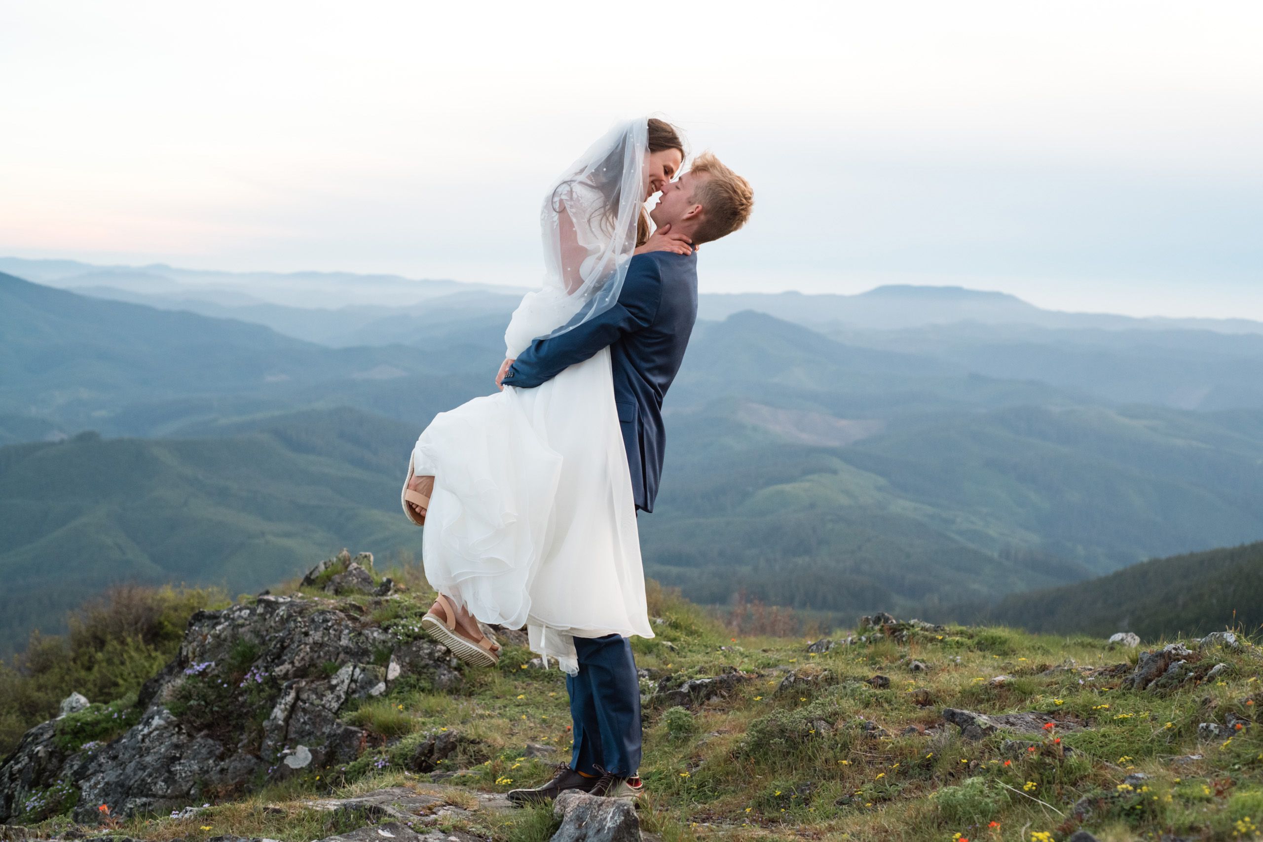 Marys Peak wedding photos