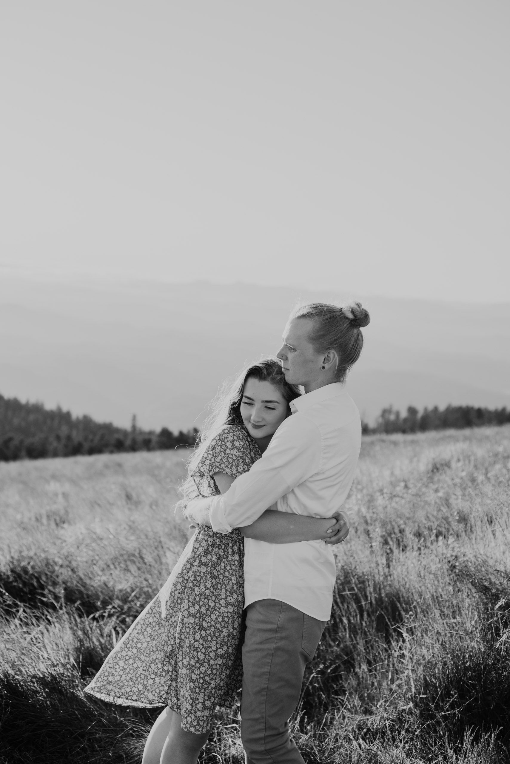 Marys Peak engagement photos