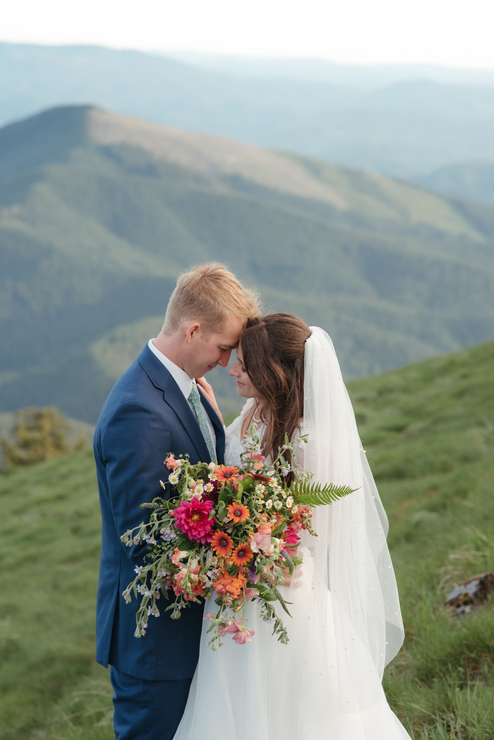 Marys Peak wedding portraits