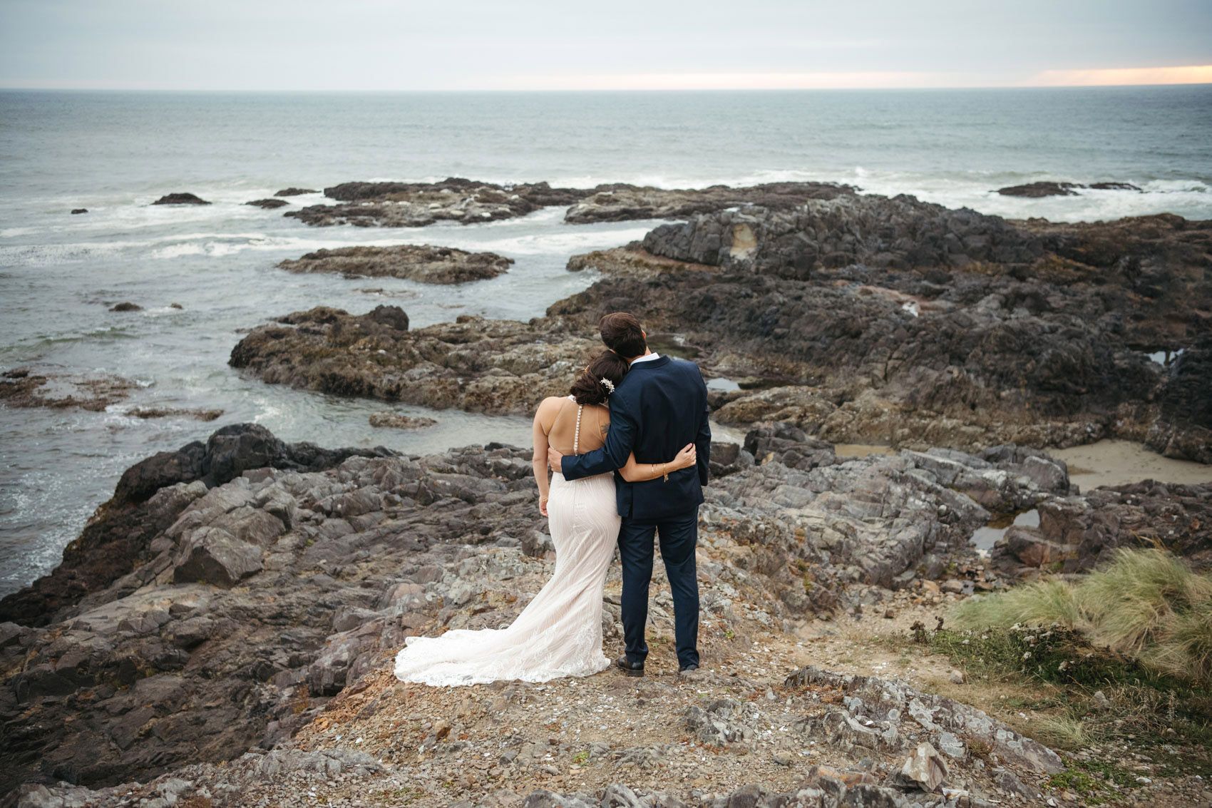 Oregon Coast wedding portraits