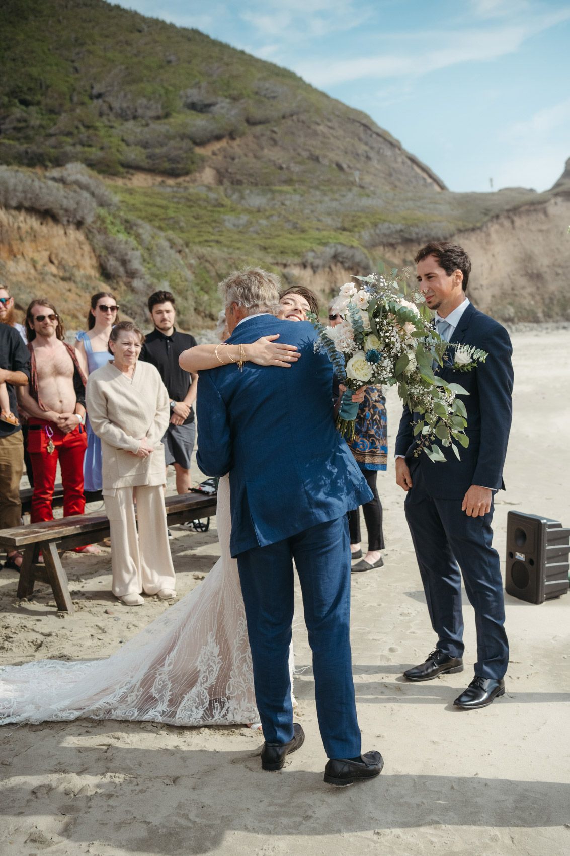 Oregon Coast beach ceremony