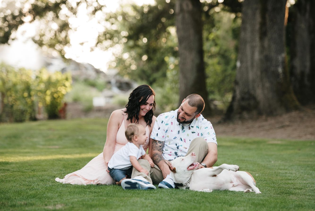 Pet-friendly family session