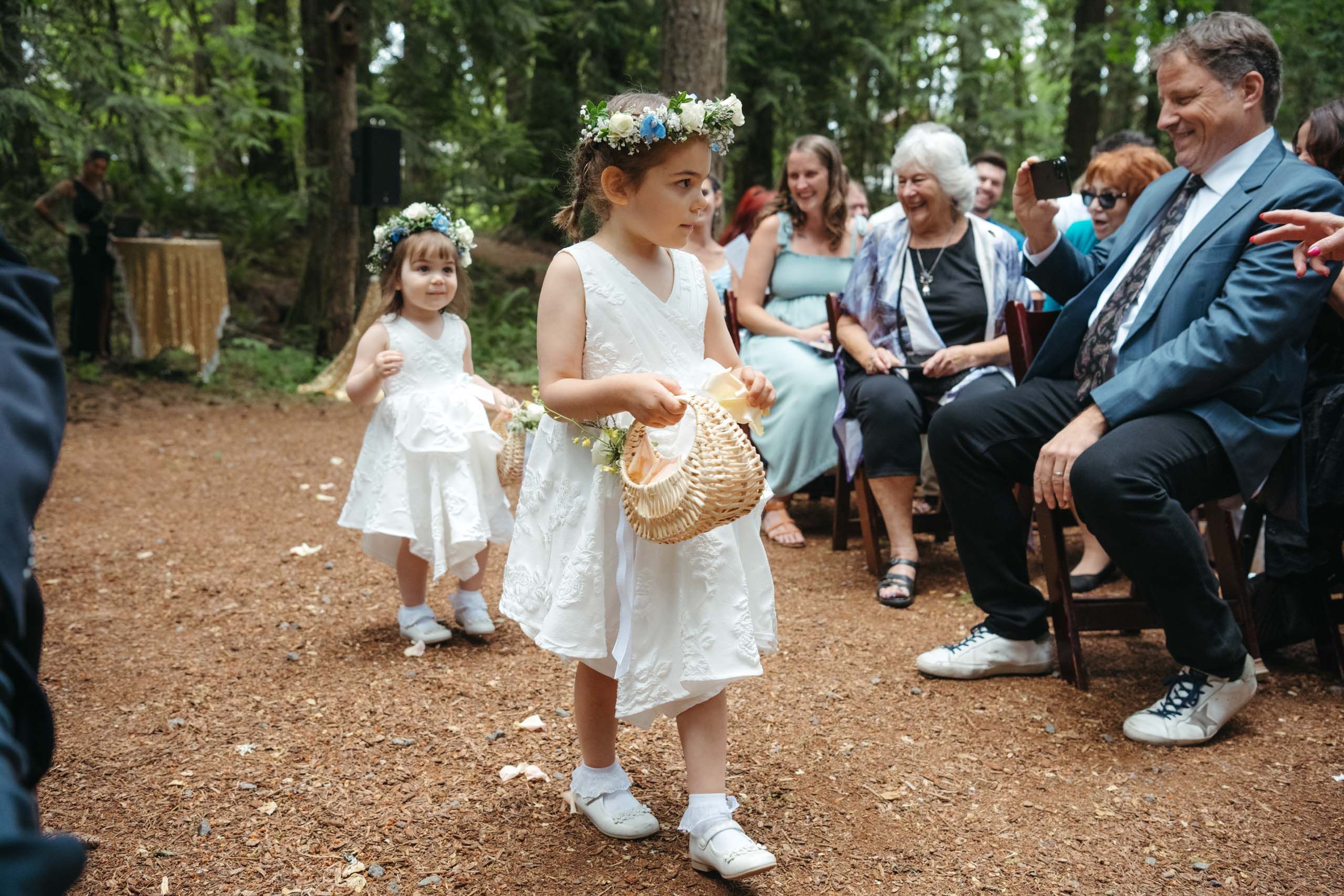 Camp Colton flower girls