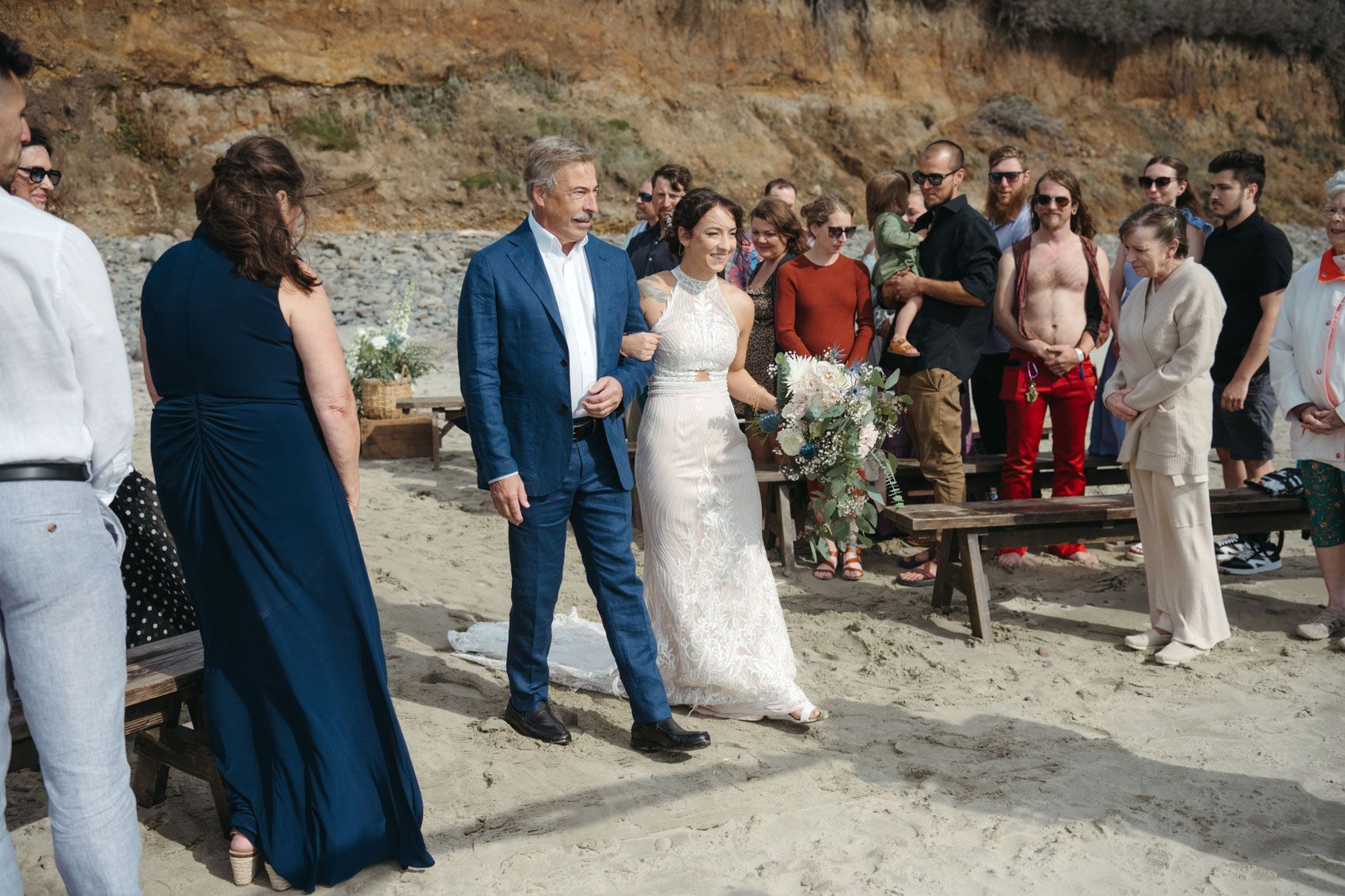 Oregon Coast beach ceremony