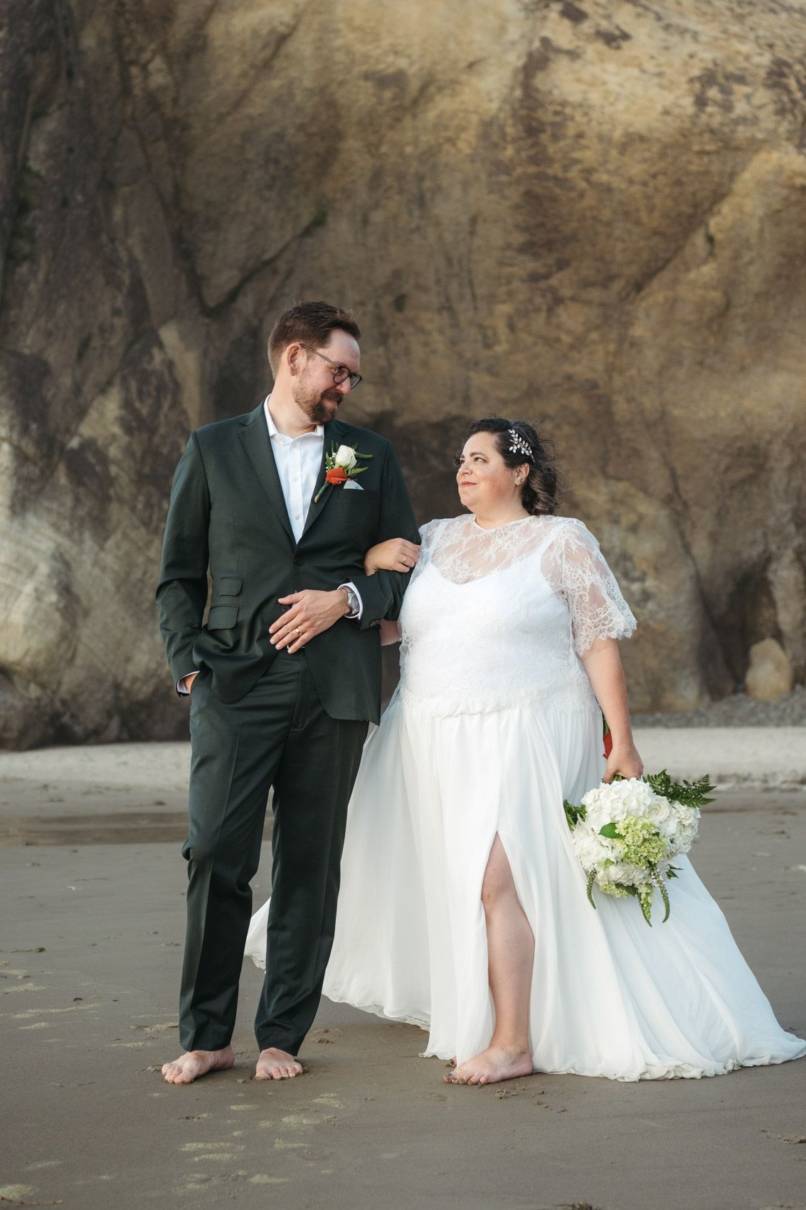 Arch Cape Oregon elopement