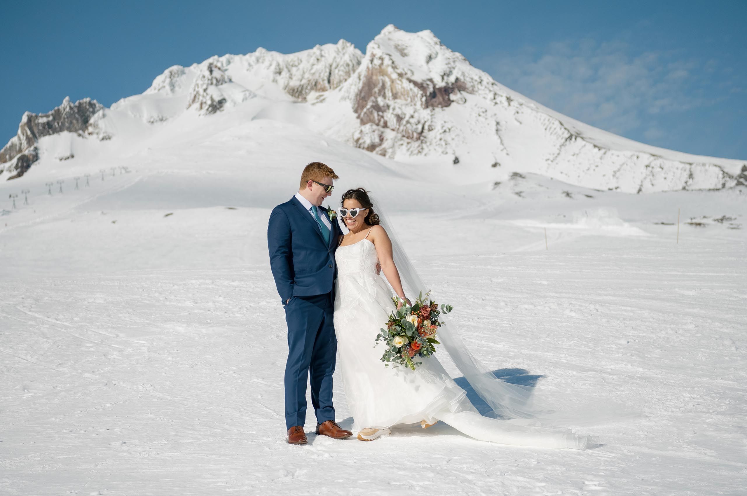 Mt. Hood wedding portraits