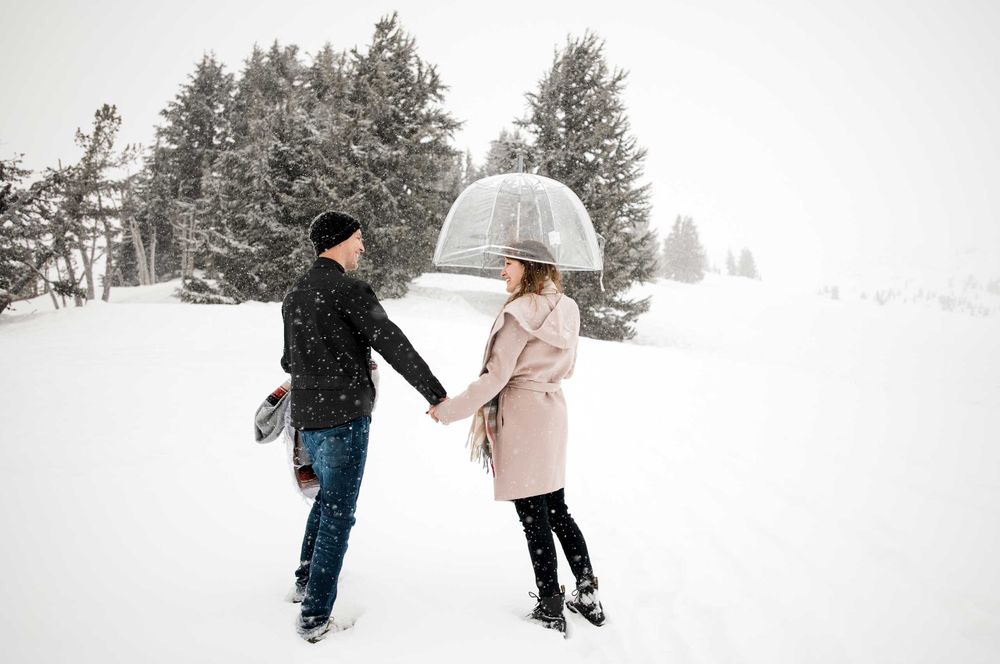 Timberline engagement photos