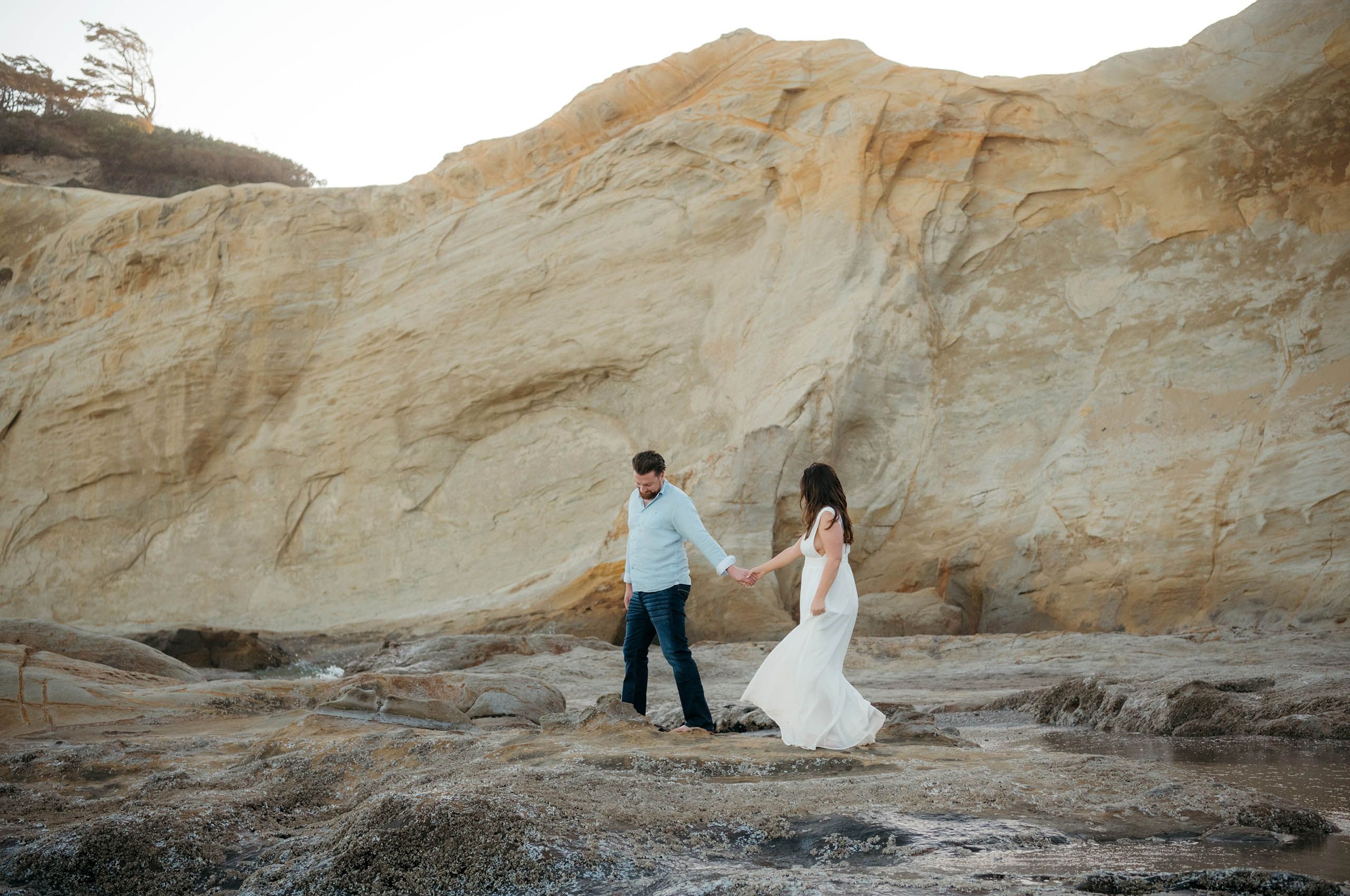 Pacific City engagement photos