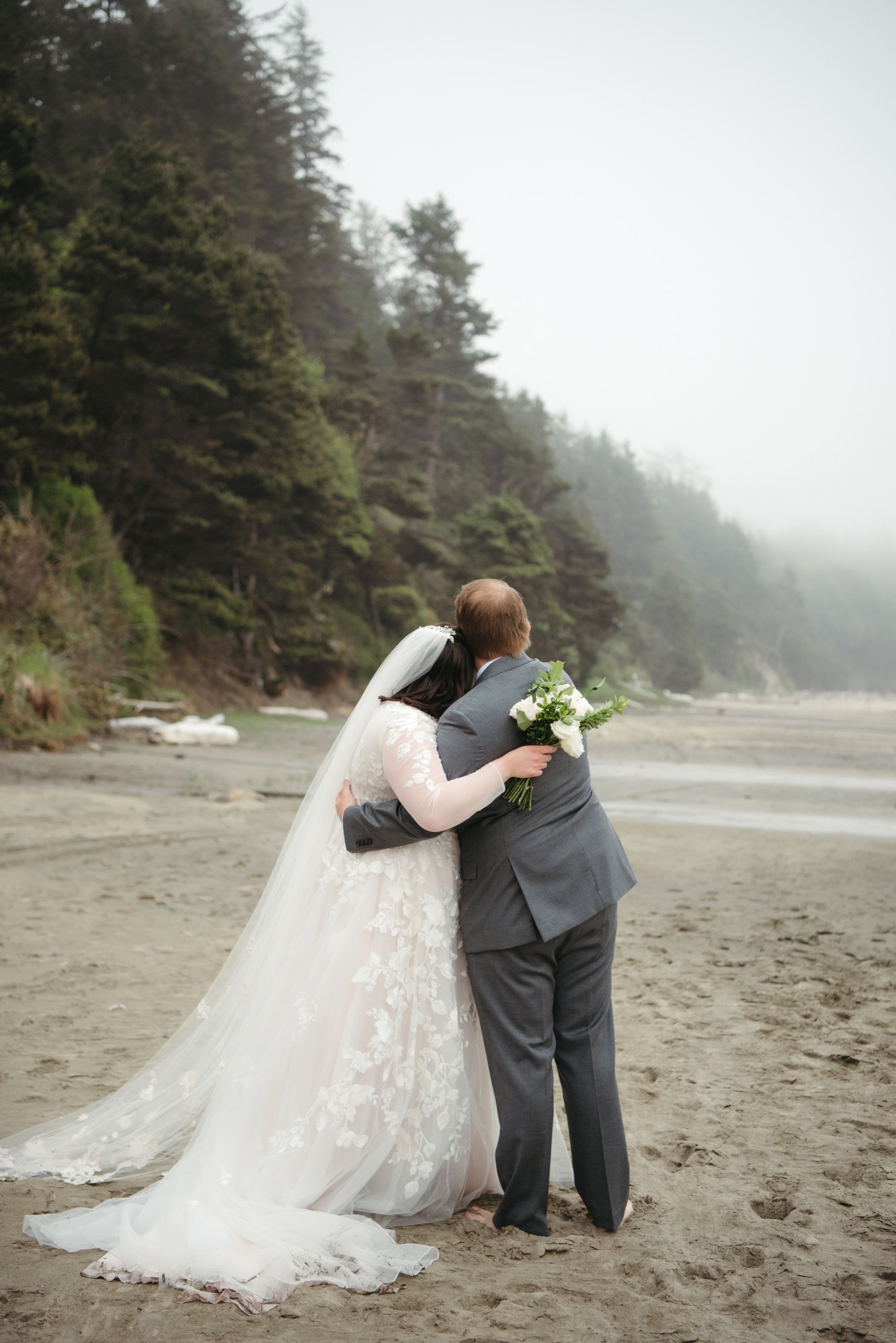 Oregon Coast bridal session