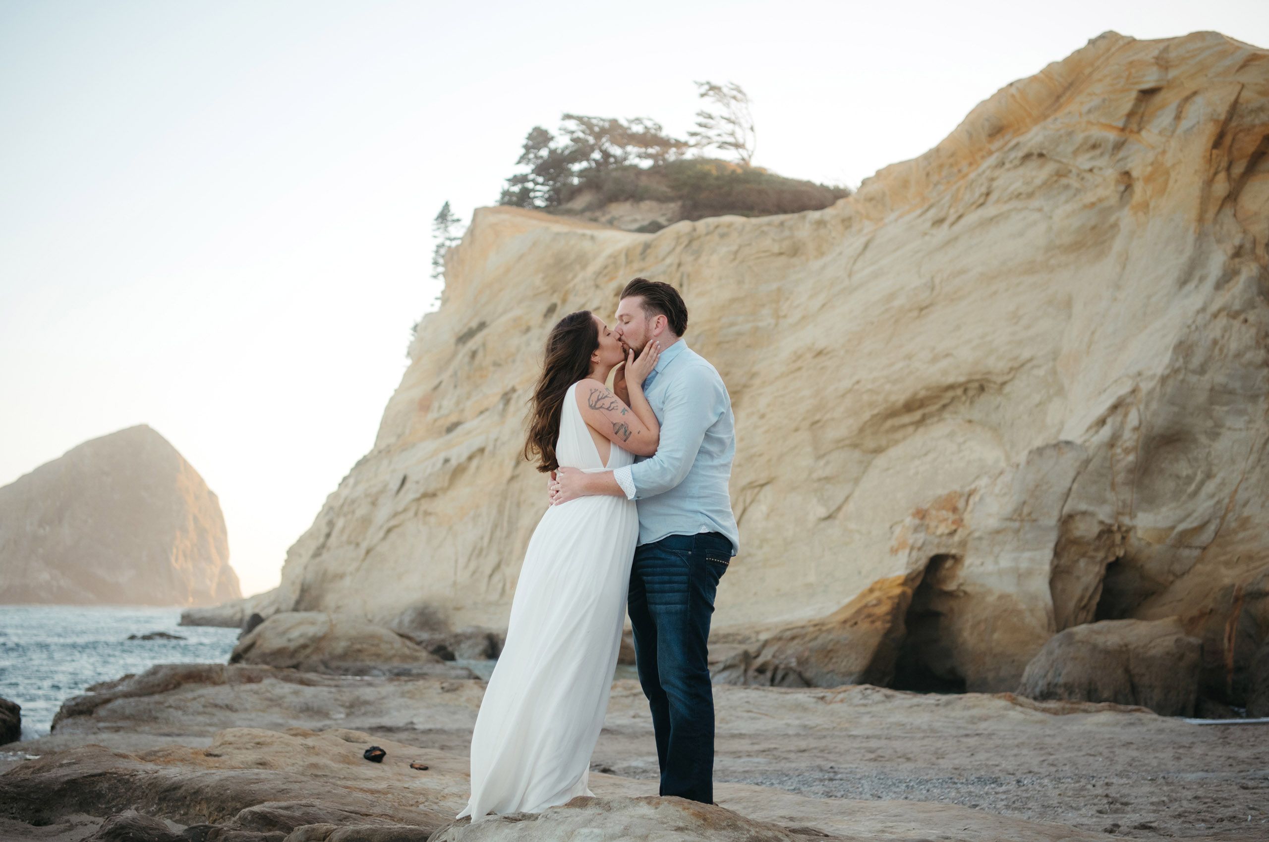 Cape Kiwanda engagement photos