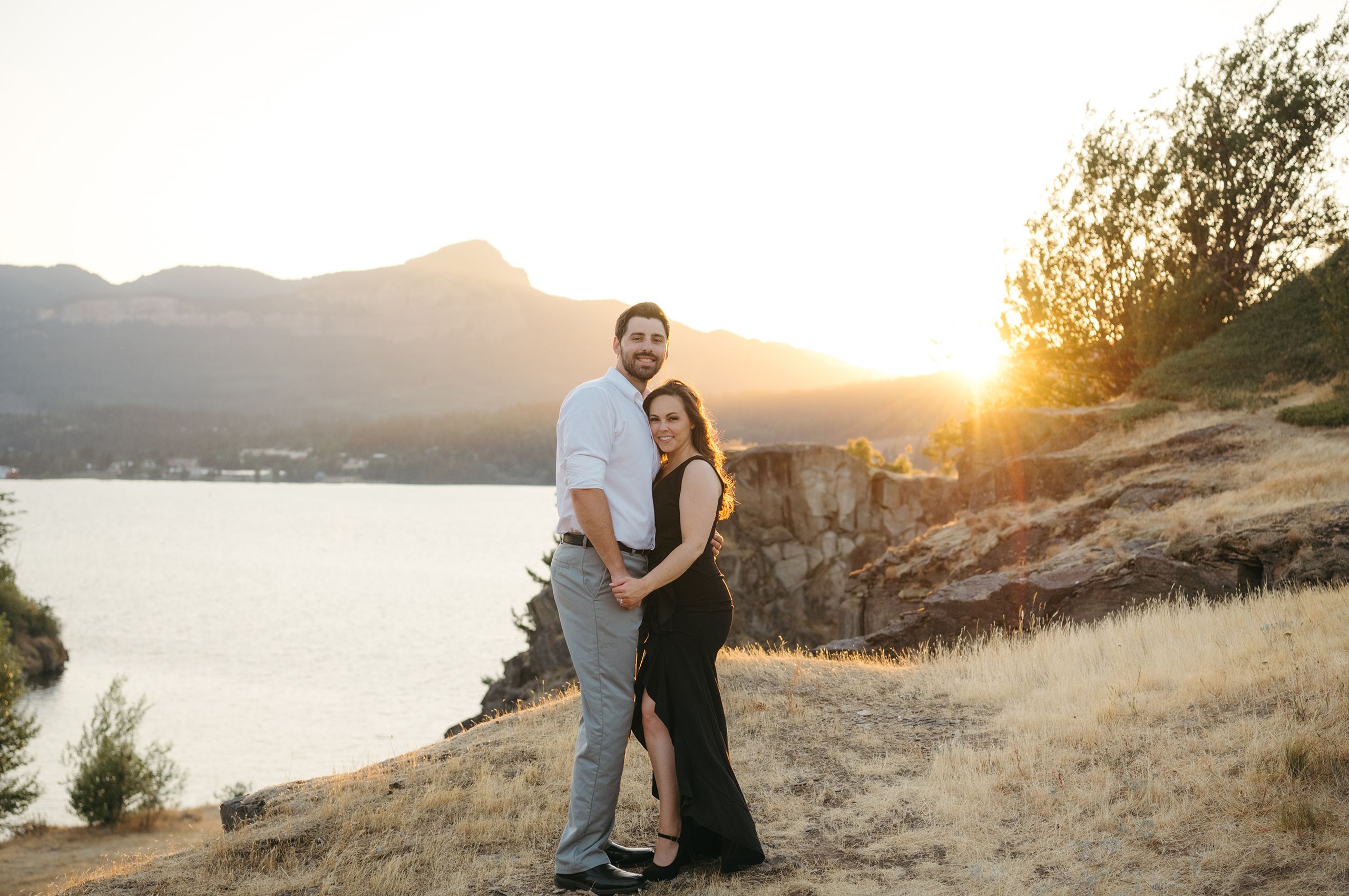 Government Cove engagement photos
