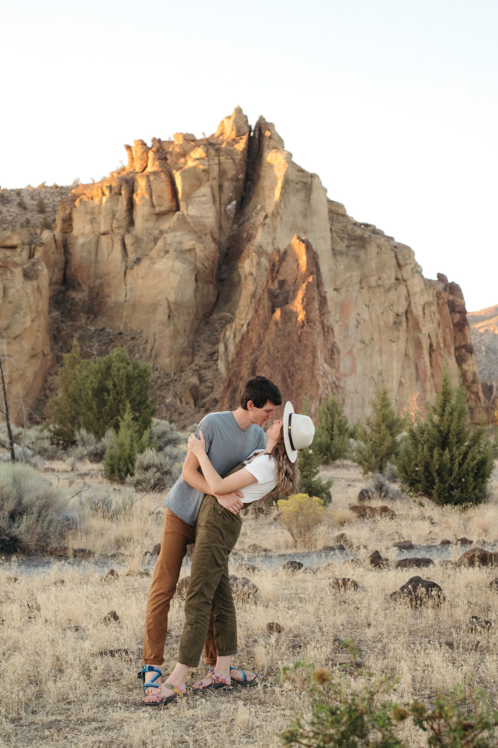 Central Oregon engagement photos