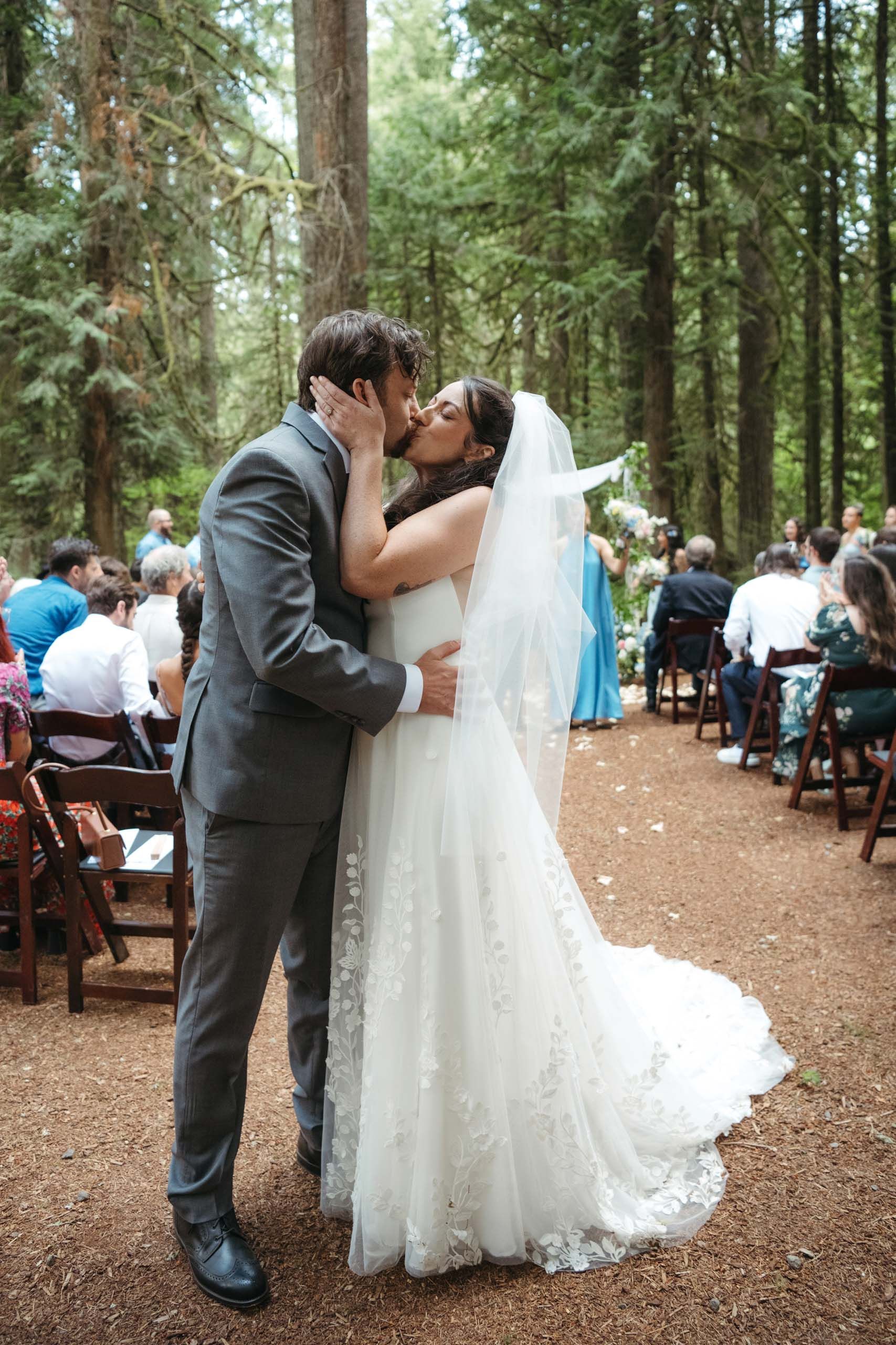 Wedding kiss