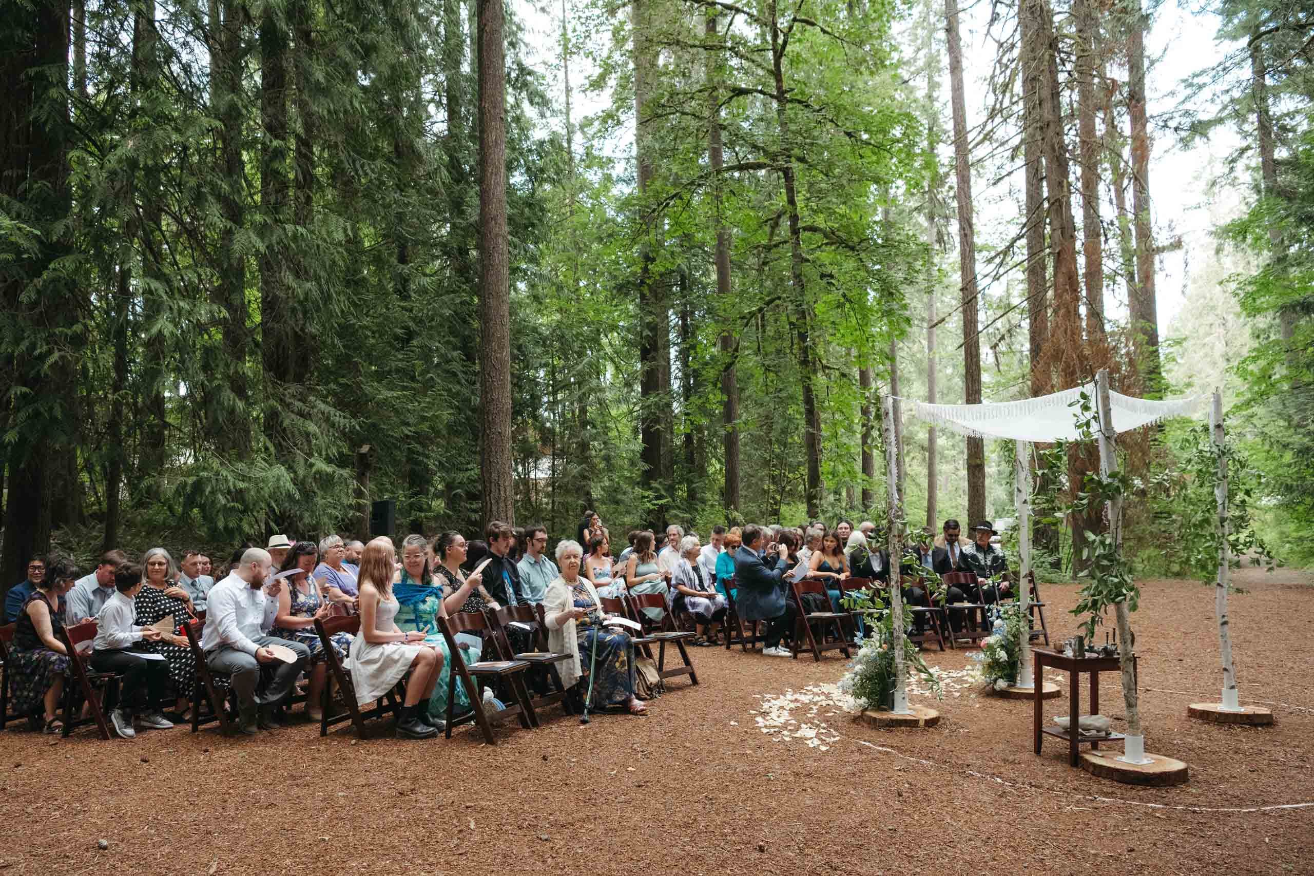 Camp Colton wedding ceremony