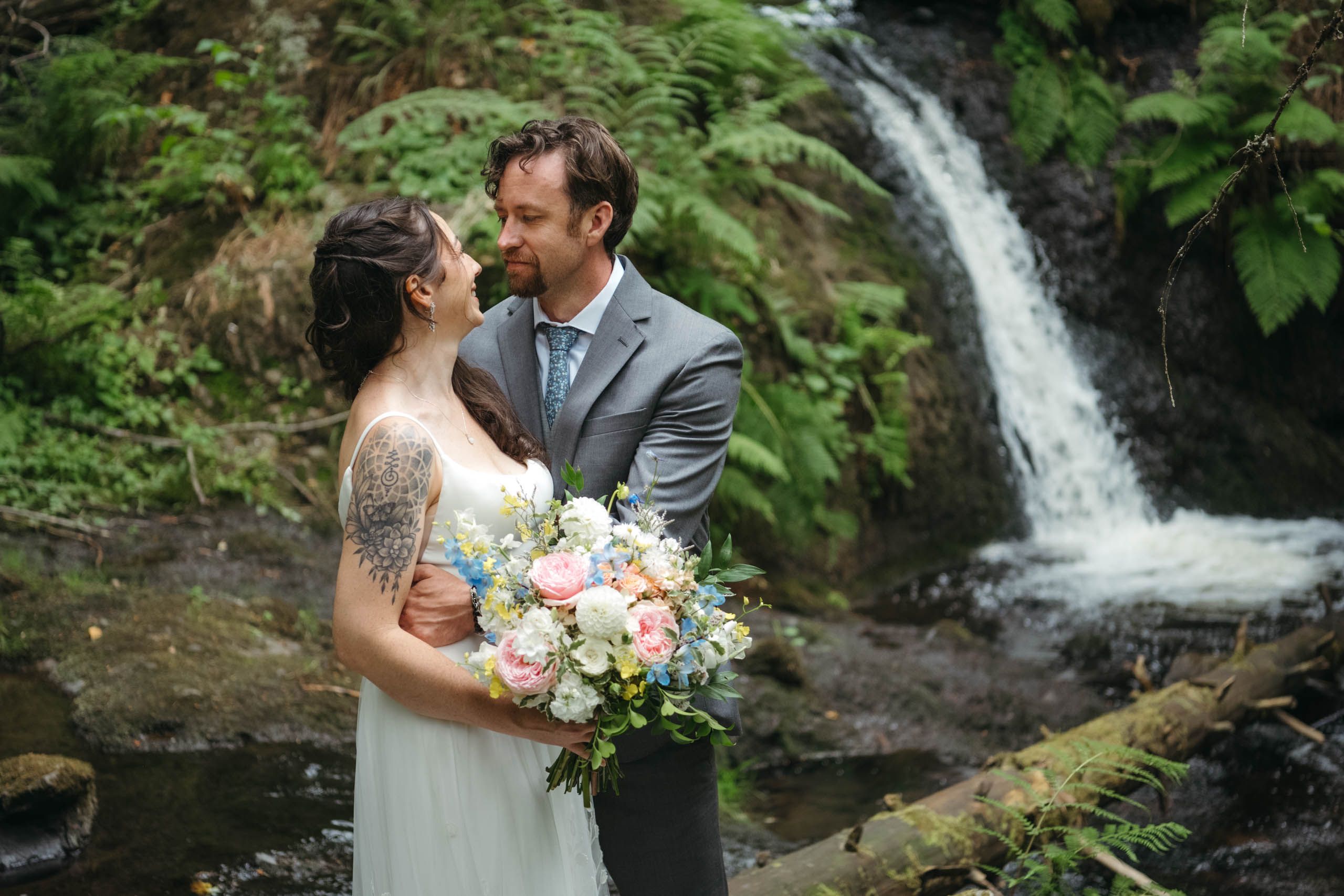 Bride and groom portraits