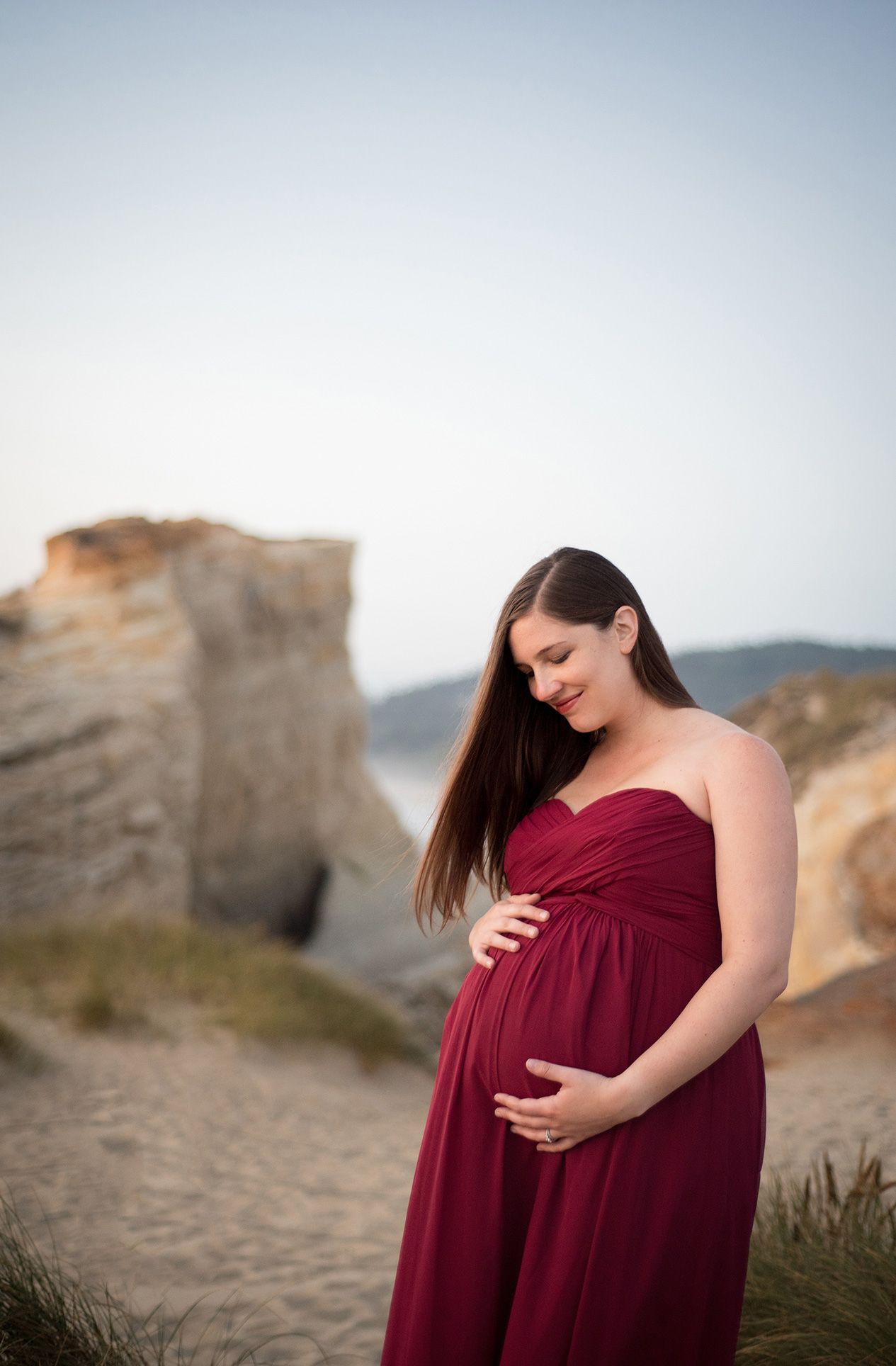 Oregon Coast maternity shoot