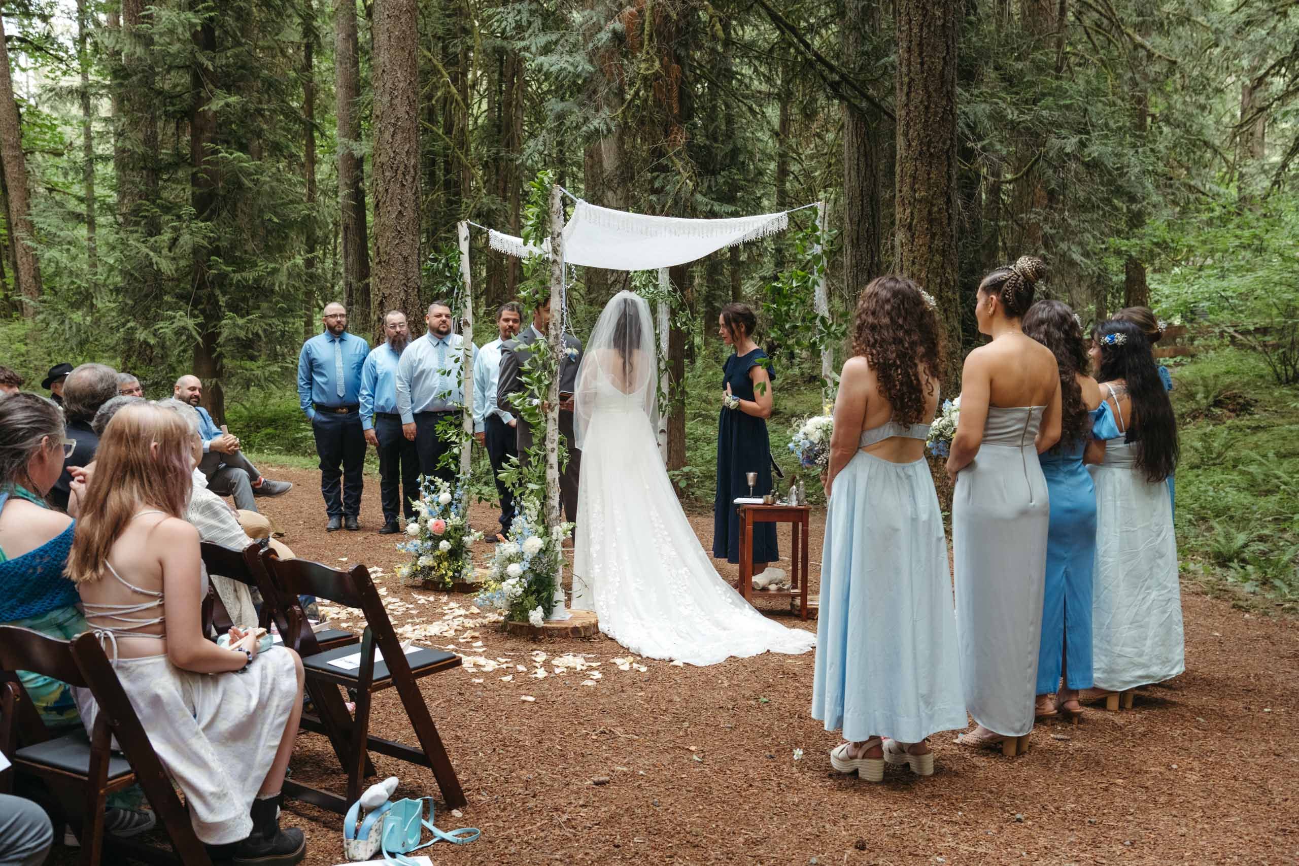 Camp Colton wedding ceremony