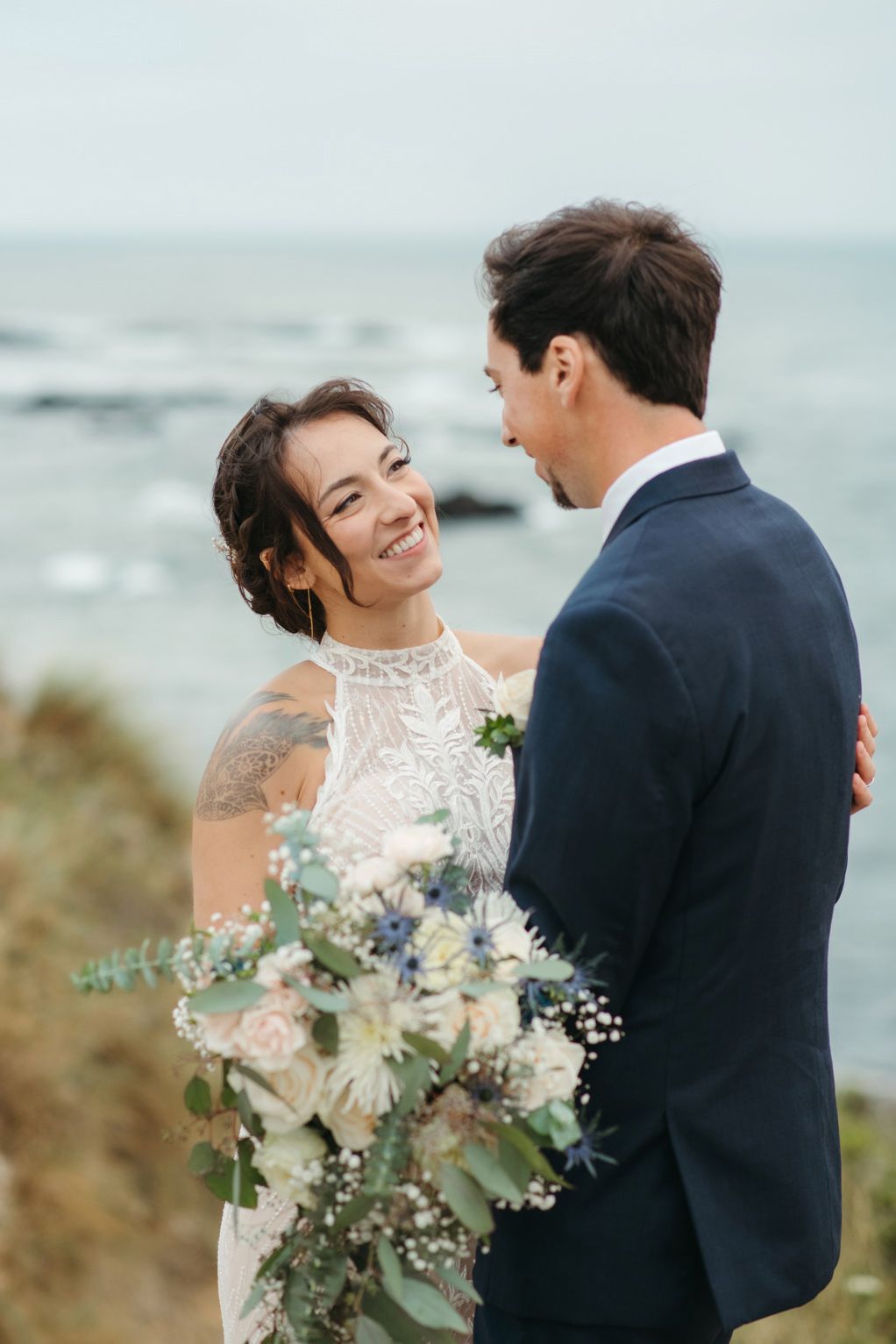 Oregon coast wedding 