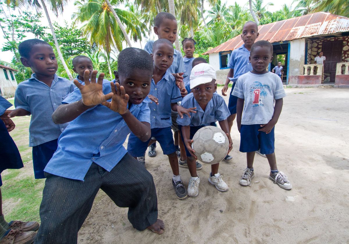 soccer Kids, Ile-a-Vache, Haiti