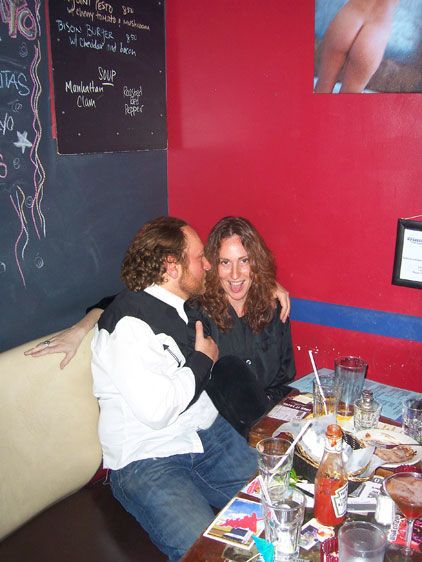 At the art Salon in Life Cafe.