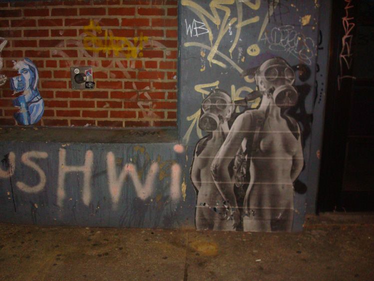 Outside of L train Morgan stop, Bogart St. exit "Bushwick"