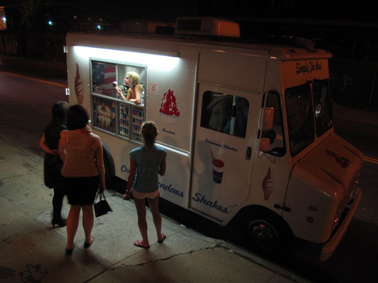 Genevieve sells ice-cream