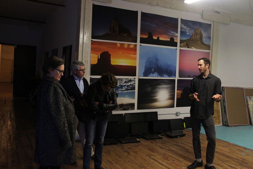 Andrew Erdos at his studio.