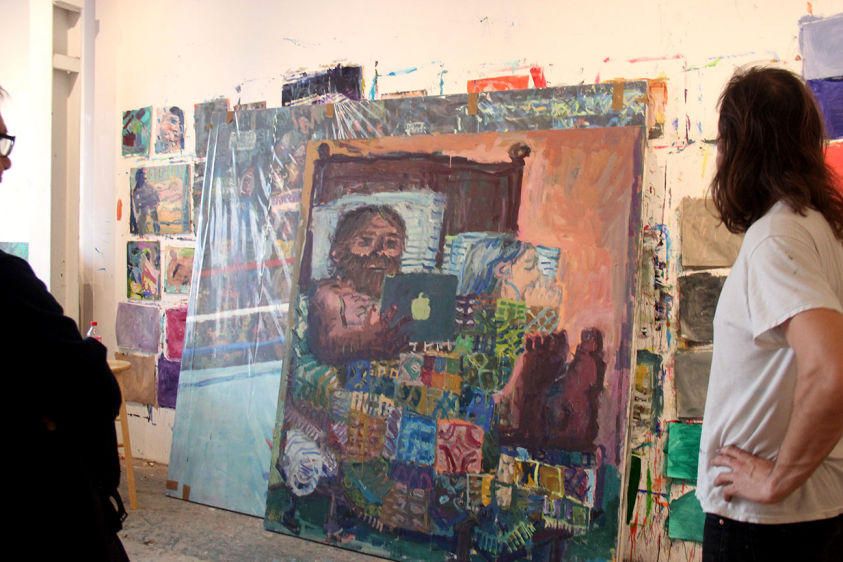 Todd Bienvenu at his studio