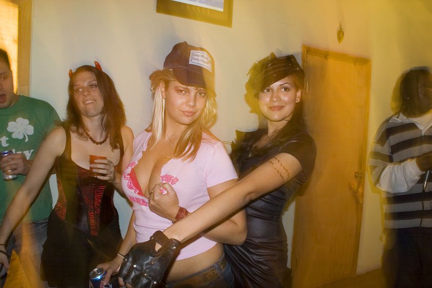 Sophia (right) and friends