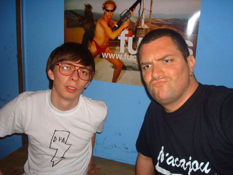 Brian Blessinger (right) with a friend