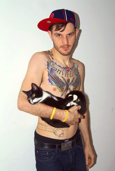 Chad with cat
