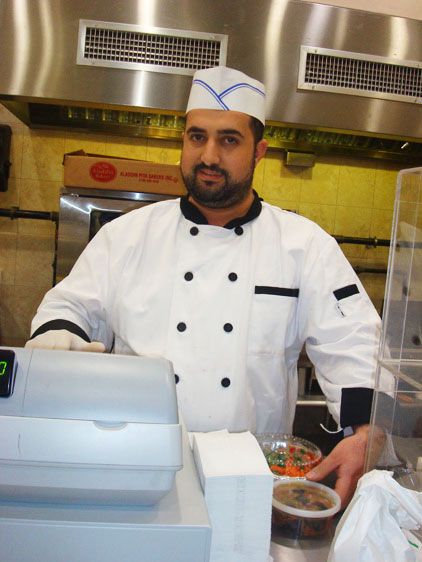 Ashraf, owner of Olive Valley Restaurant