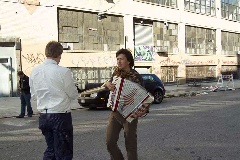 Outside the McKibben lofts