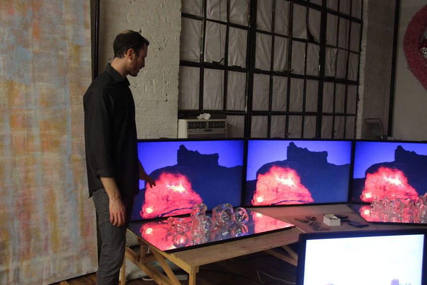 Andrew Erdos at his studio.