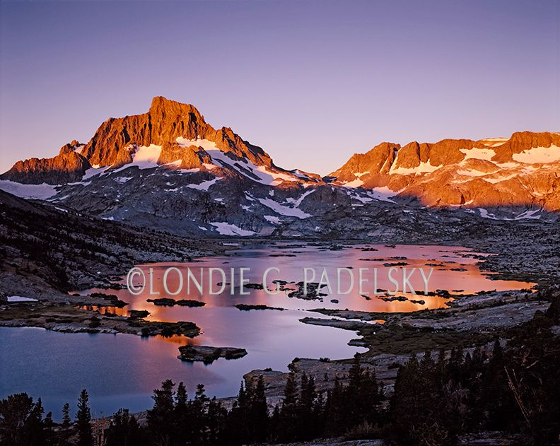 Alpenglow over Thousand Island Lake, Ansel Adams Wilderness, CA JMTM-140_Londie_G_Padelsky copy.jpg