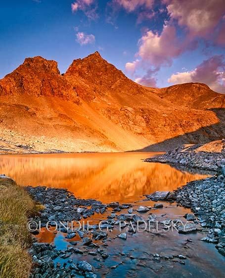 Alpenglow at Nine Lakes Basin, Sequoia National Park, California ©Londie Garcia Padelsky SKP-301_LondieGPadelsky