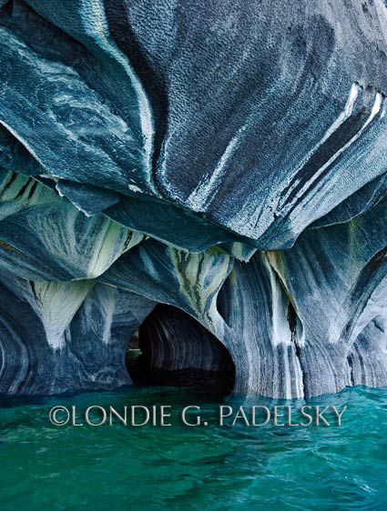 Marble Caves, Lago General Carrera, Chilean Aisen Region, Chile, South America                       ©Londie G. Padelsky LGP-2051_LondieGPadelsky
