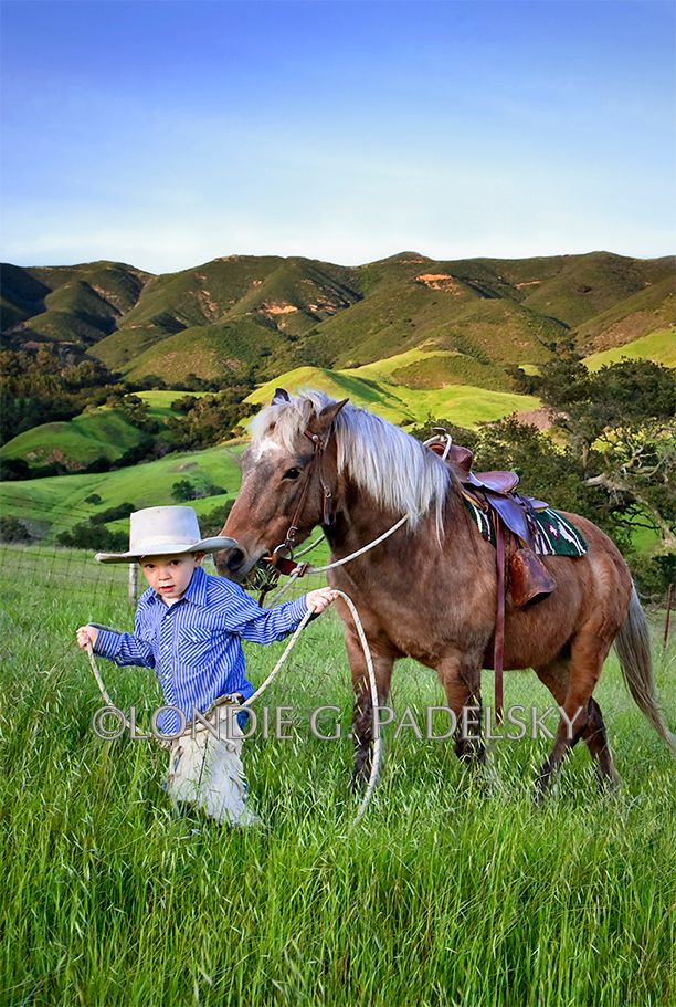 cowpoke, cowboy, cowboys, pony, Ethan, little cowpoke, San Luis Obispo, western Little cowpoke with pony