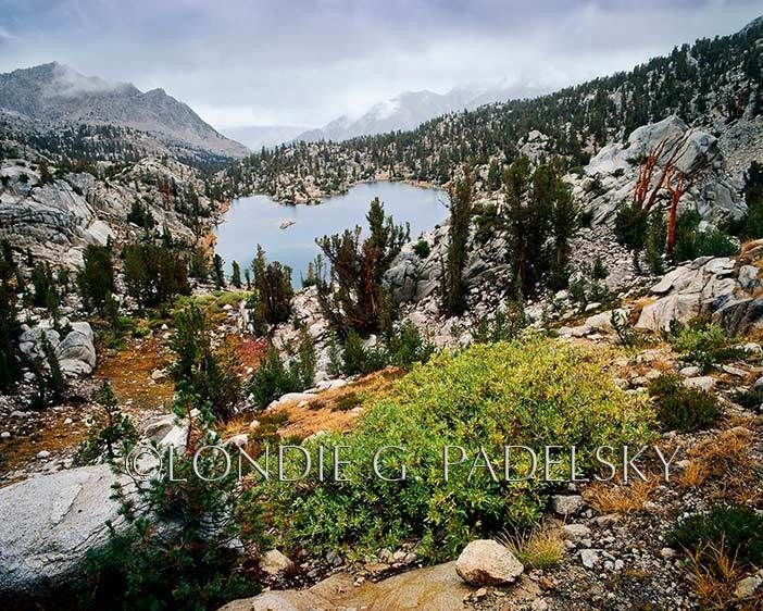 Clearing storm at Sixty Lakes Basin, Kings Canyon National Park, California ©Londie Garcia Padelsky JMTM-604A_LondieGPadelsky