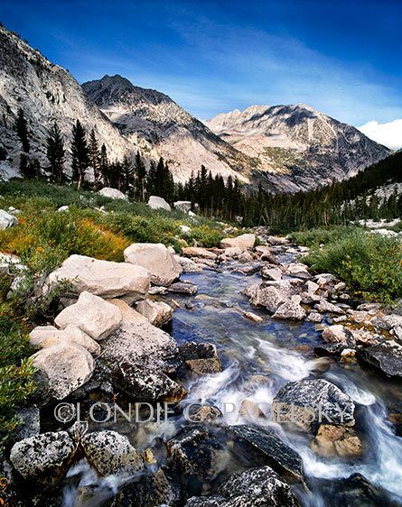 Le Conte Canyon in the Kings Canyon National Park, California. John Muir Trail/ PCT ©Londie Garcia Padelsky JMT-110_LondieGPadelsky