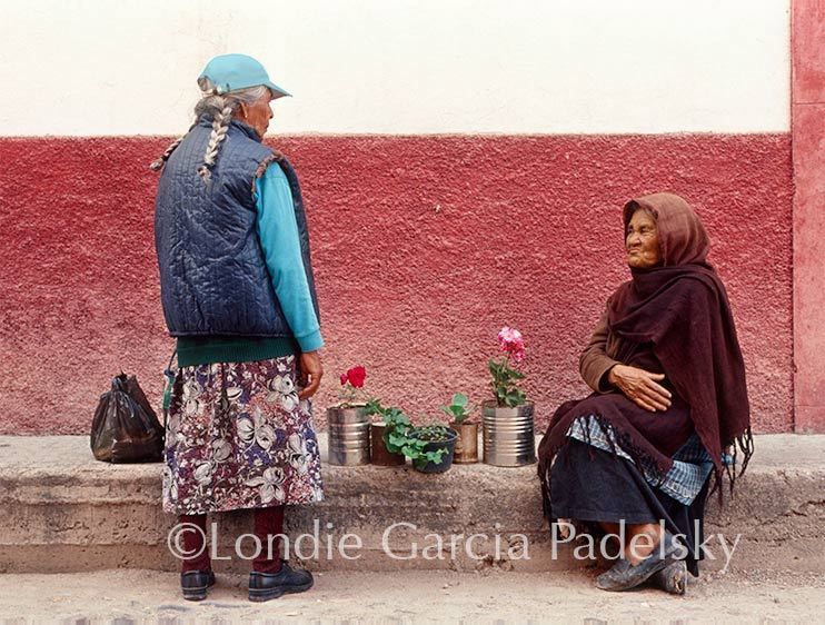 Mexican women visiting