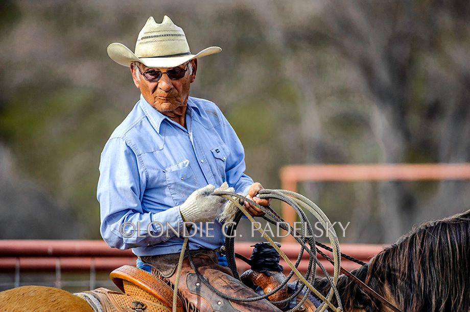 My dad roping at cattle branding, Central Coast of California               ©Londie G. Padelsky RDH_LGP9214_LondieGPadelsky