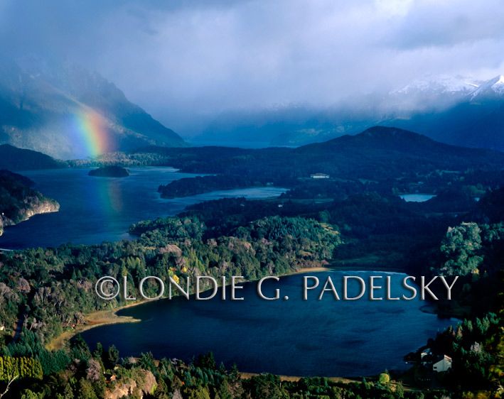 Lake Moreno and El Trebol LagoonNahuel Huapi/National Park, Bariloche, Patagonia, Argentina, South America                       ©Londie G. Padelsky A-274_Londie_G_Padelsky