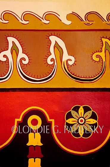 Wall dado, Historic California Mission ©Londie G. Padelsky CCM-232_LondieGPadelsky