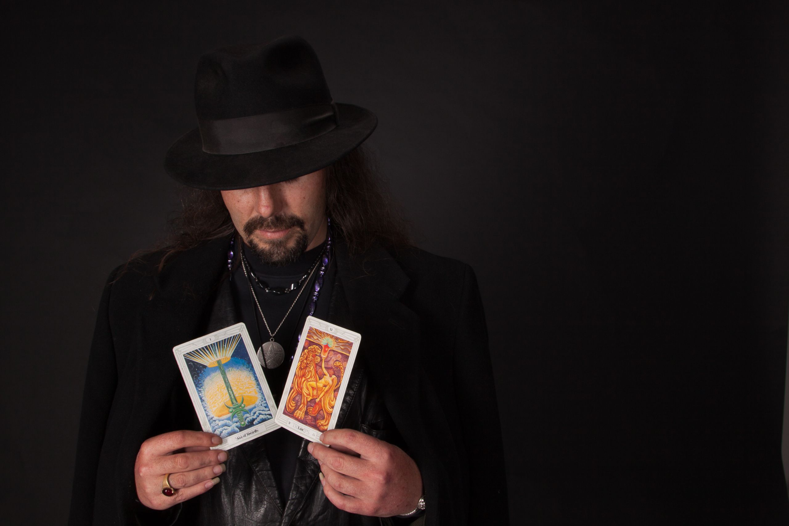 Jared Scott Walden with Tarot Cards