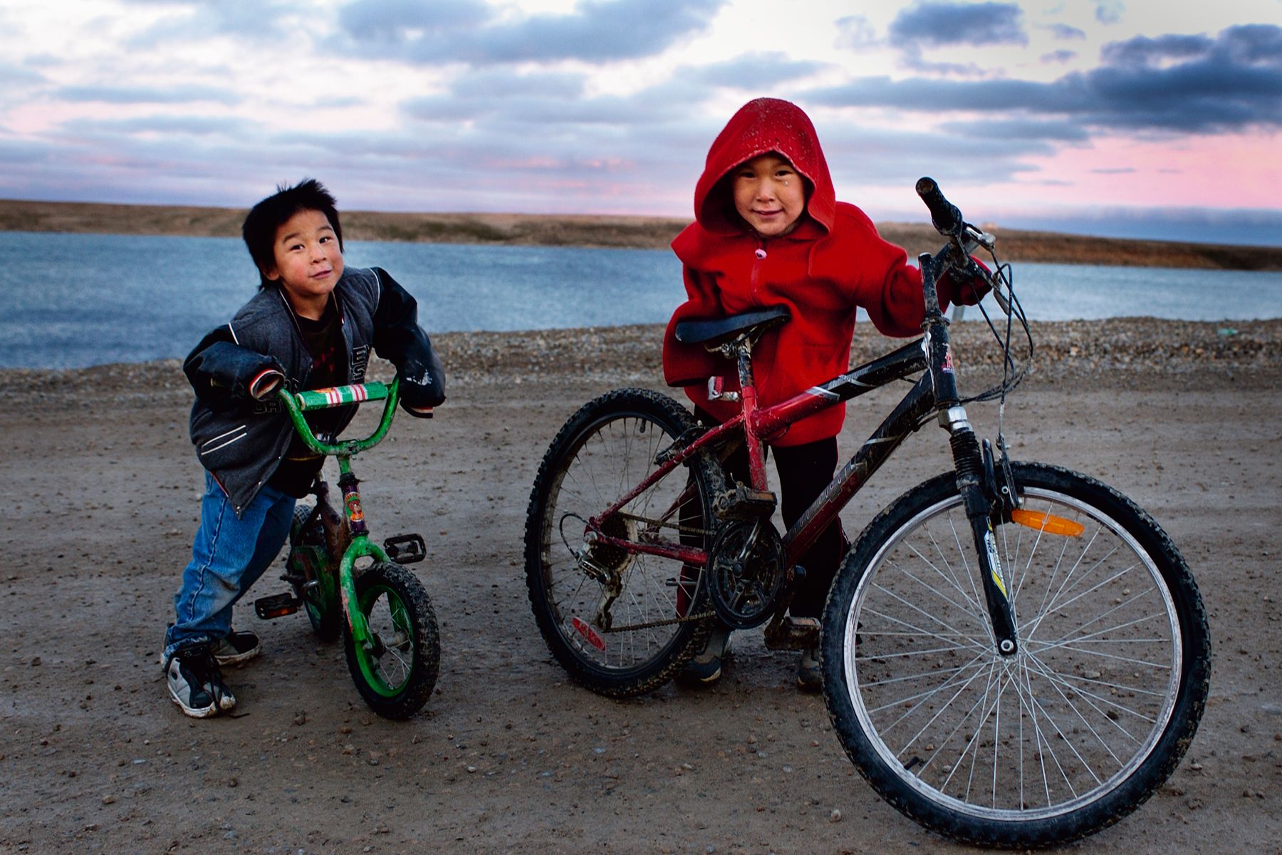 Boys and bikes, Cambridge Bay, Nunavut, Arctic photographer, Canadian photographer, location photographer, Storyteller, videographer, Content creator, Toronto professional photographer Boys and bikes, Cambridge Bay, Nunavut