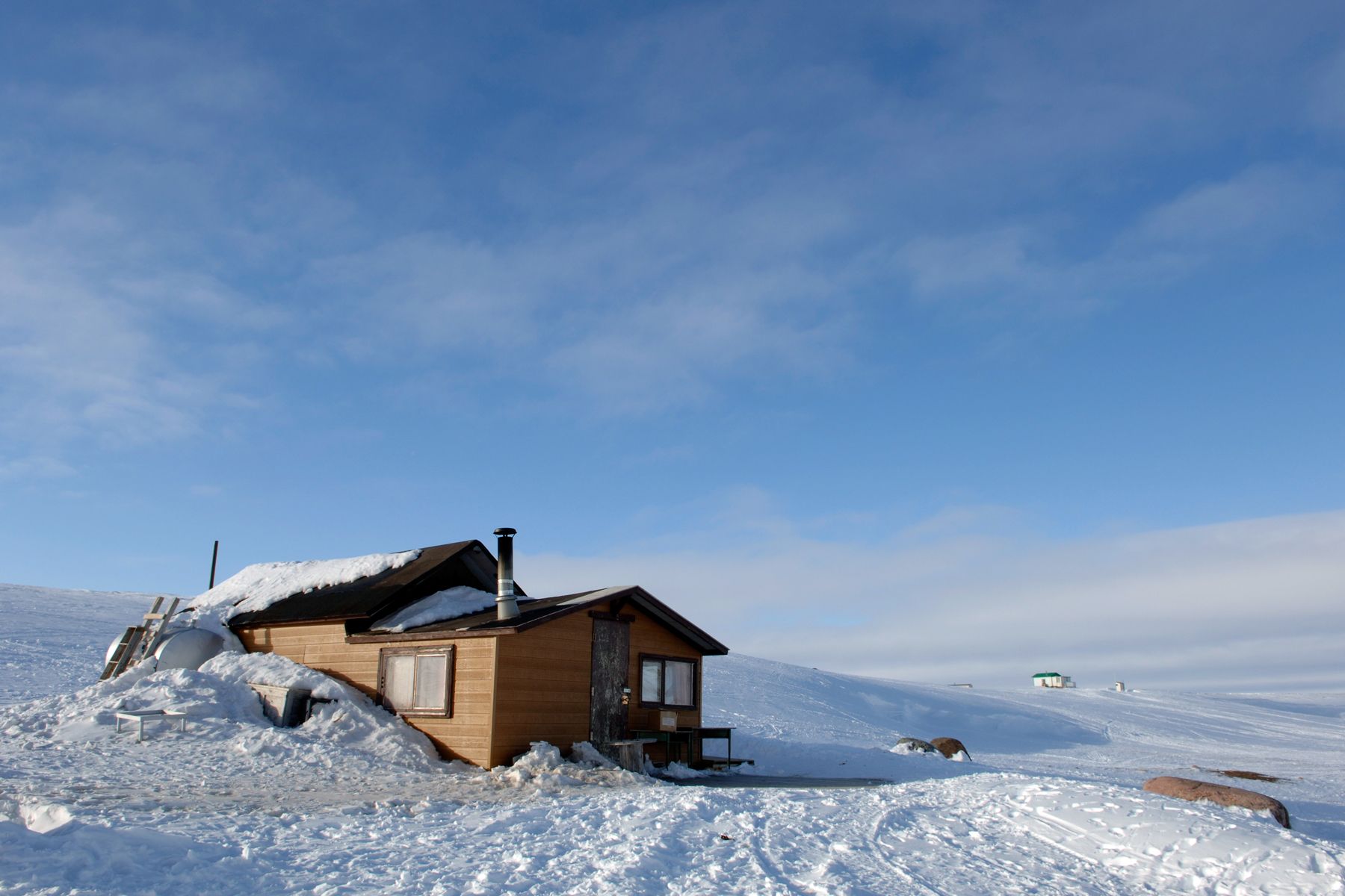Cabin on the Tundra, near Cambridge Bay, Nunavut Cabin on the Tundra, near Cambridge Bay, Nunavut