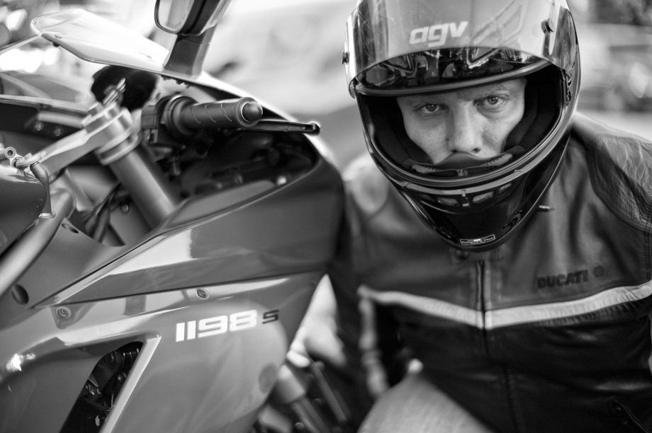 Joe Morse, Ducati Rider Portraits.