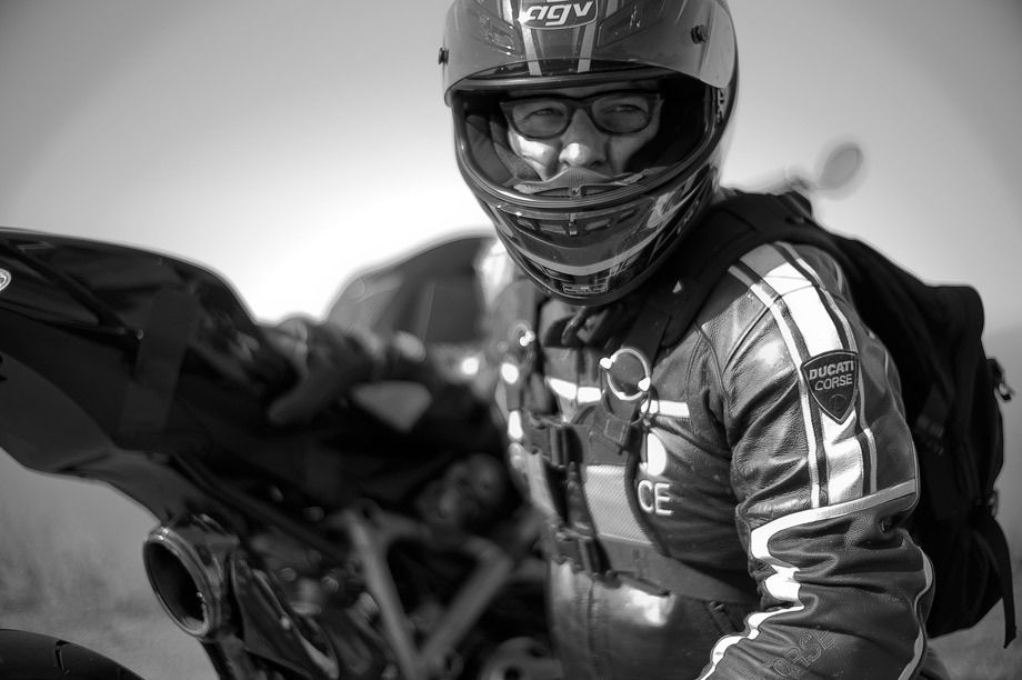 Michael Moore, Ducati Rider Portraits.