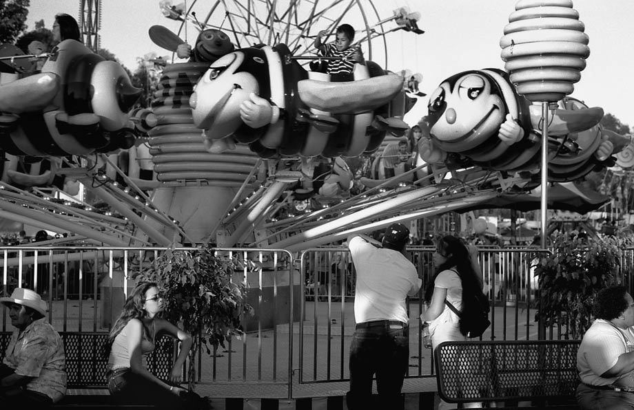 Bumble Bee Ride at the California State Fair, Sacramento, CA.